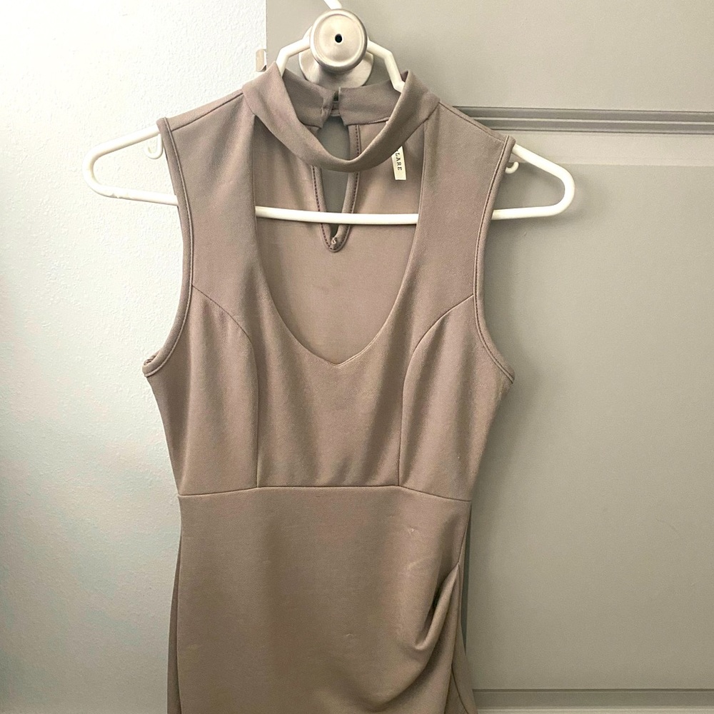 Gray bodycon dress!
